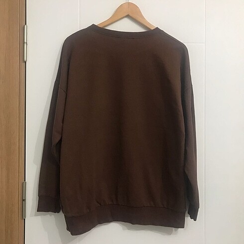 Diğer Kahverengi Baskılı Sweatshirt