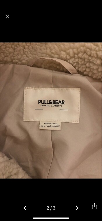 Pull and Bear Pull & Bear Suni Yünlü Ceket