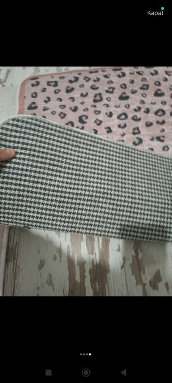 Leopar Desenli Pembe Banyo Paspası - Görsel 3