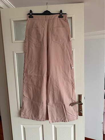 Pull and Bear Kargo cep pantolon geniş paça