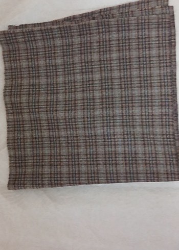 YÜNLÜ EKOSE SIFIR ATKI [ŞAL] - Görsel 2