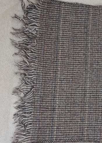 YÜNLÜ EKOSE SIFIR ATKI [ŞAL] - Görsel 3