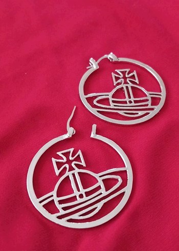 İTHAL BOHEM VİVİENNE WESTWOOD HALKA KÜPE - Görsel 3