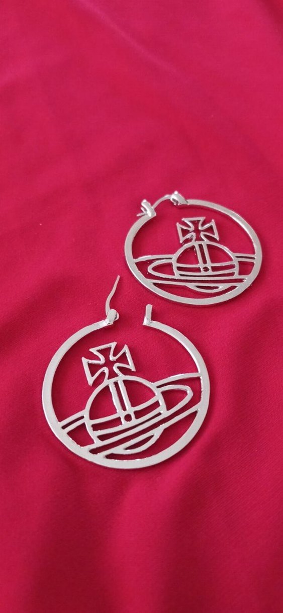 İTHAL BOHEM VİVİENNE WESTWOOD HALKA KÜPE - Görsel 3