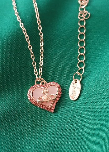 İTHAL KALPLİ VİVİENNE WESTWOOD KOLYE - Görsel 2