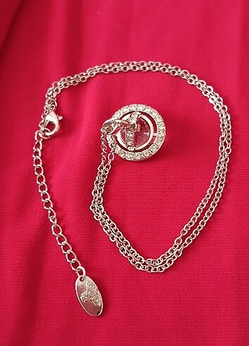 İTHAL SATÜRN KÜRE KOLYE 