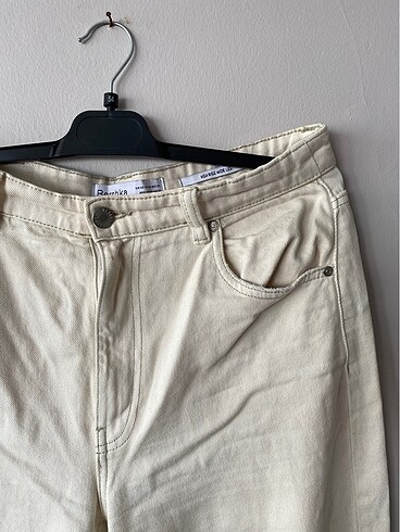 bershka wide leg fitilli pantolon