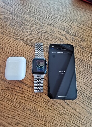 iphone 12 mini 38mm aplle watch airpods 2