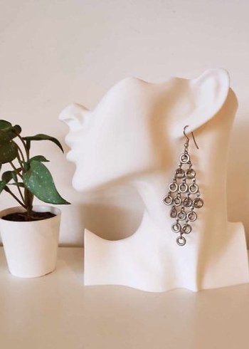 Minimalist Küpe ve Kolye Standı