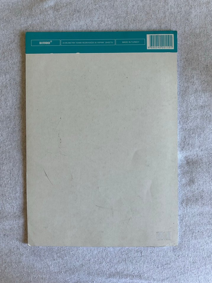 Turkuaz A4 Teknik Resim Kağıdı Milimetrik - Görsel 3