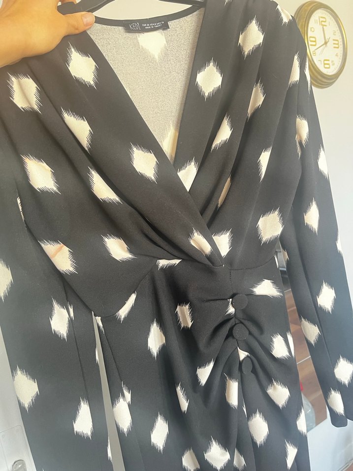 Şık likralı elbise - Görsel 5