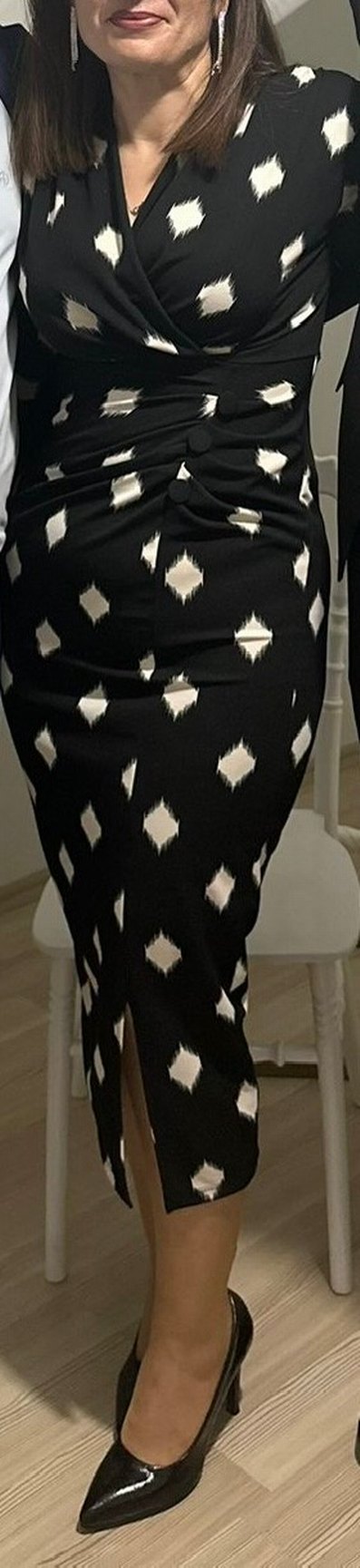 Şık likralı elbise - Görsel 3