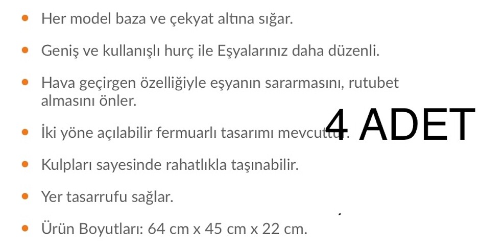 Beden Renk 4 ADET geniş