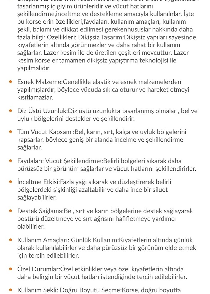 Tüm vücut korse - Görsel 3