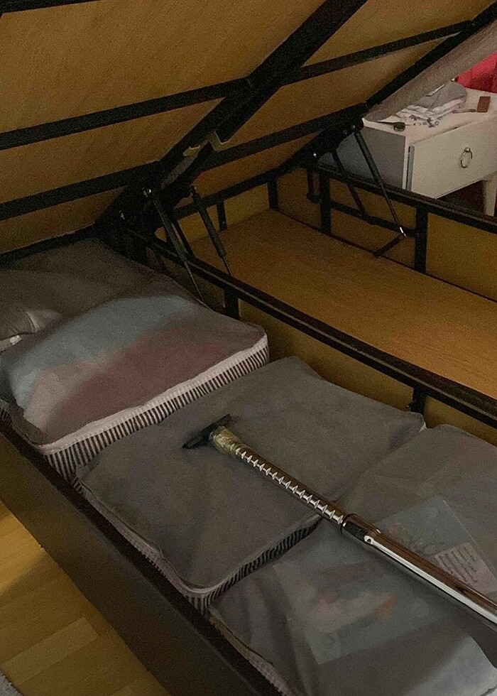 Baza altı dolap içi toparlayıcı hurç 3 adet - Görsel 2