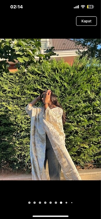 universal Beden beyaz Renk Dubai abaya