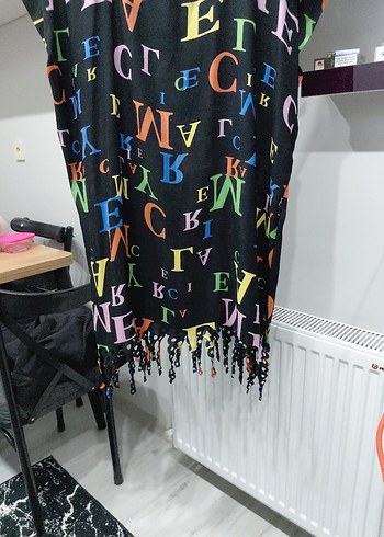 Renkli Baskılı Püsküllü Hamile Tunik - Görsel 2