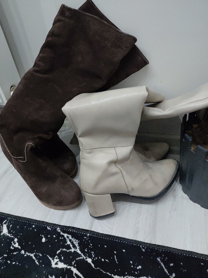 Kadın Süet Toka Detaylı Dizüstü Bot - Görsel 2