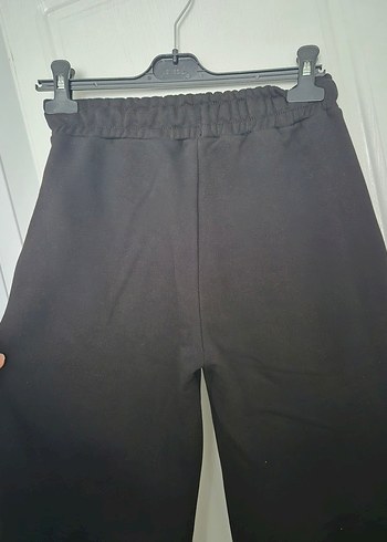 Siyah Kadın Rahat Kesim Pantolon-Eşofman - Görsel 3