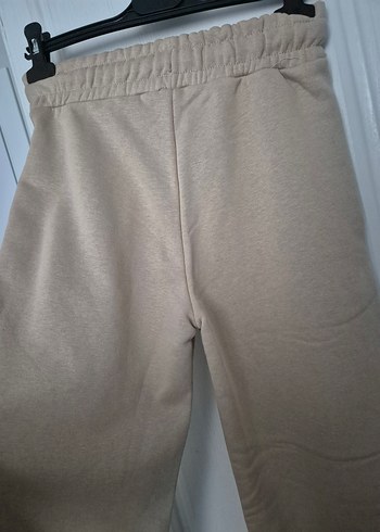 Bej Rahat Kesim Kadın Eşofman Altı - Görsel 3