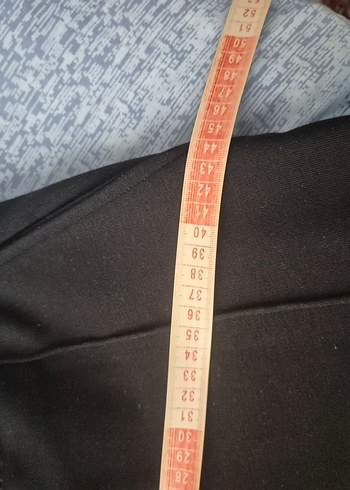 Kadın Lacivert Klasik Kesim Pilili Kumaş Pantolon - Görsel 7