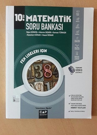 10.sınıf fen liseleri için matematik soru bankası çap yayınları