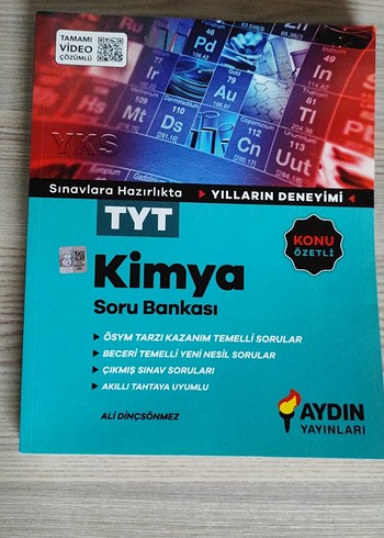 TYT Kimya Soru Bankası - Aydın Yayınları