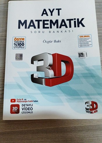 AYT Matematik 3D Soru Bankası