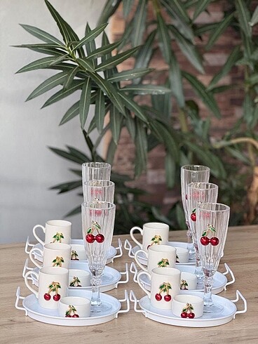 Beden Renk Kirazlı Set