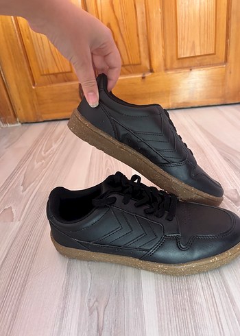 Siyah Bağcıklı kadın Spor Ayakkabı - Görsel 2