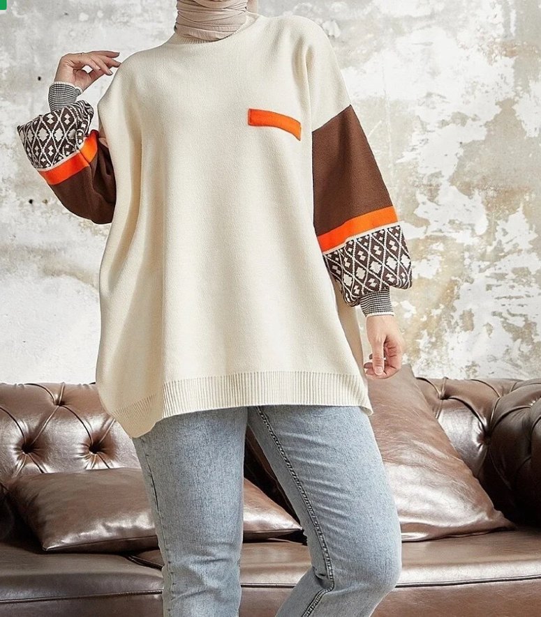 Etnik Desenli triko takım - Görsel 2