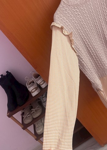 Gri Örgü Kadın Kazak - Görsel 2