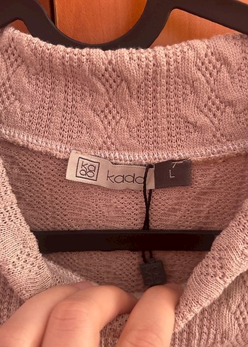 Gri Örgü Kadın Kazak - Görsel 3