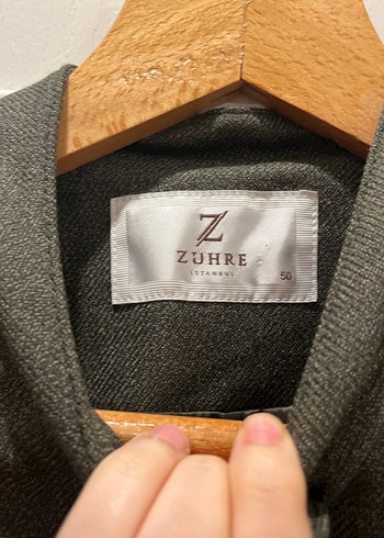 Kadın Gri Uzun Kemerli Kaban - Görsel 5