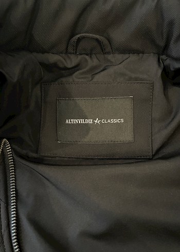 Siyah Erkek Kapitone Fermuarlı Mont - Görsel 7