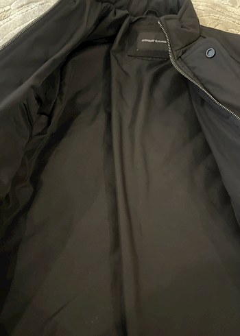 Siyah Erkek Kapitone Fermuarlı Mont - Görsel 6