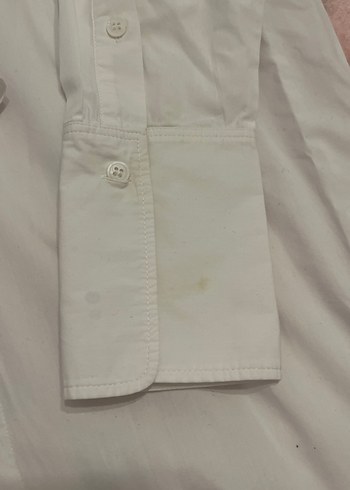 Pamuklu Beyaz Uzun Kollu Gömlek - Görsel 3