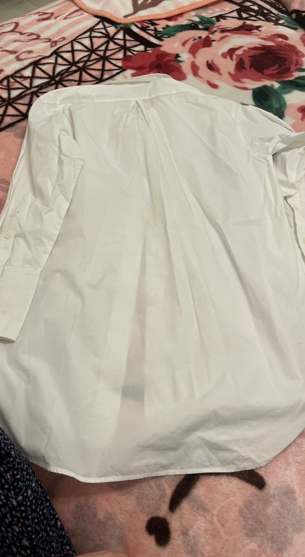 Pamuklu Beyaz Uzun Kollu Gömlek - Görsel 5