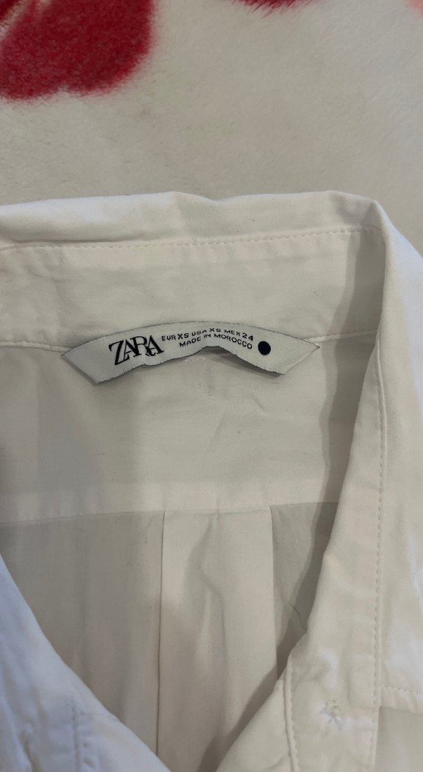 Pamuklu Beyaz Uzun Kollu Gömlek - Görsel 4