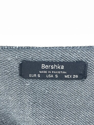 s Beden gri Renk Bershka Sweatshirt %70 İndirimli.