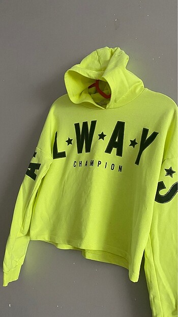 9-12 Ay Beden yeşil Renk Kız cocuk sweatshirt kapsonlu lcw urunu