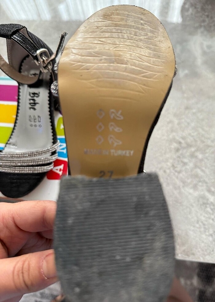 Kız çoçuk abiye ayakkabısı - Görsel 3