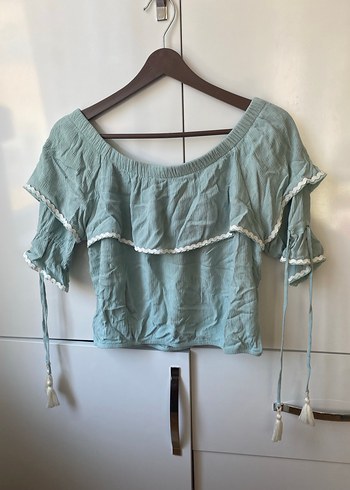 Kayık Yaka Bluz - Görsel 2