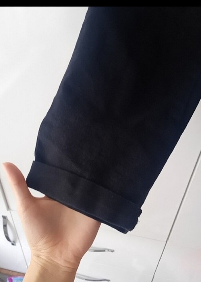 Siyah Kot Pantolon - Görsel 2