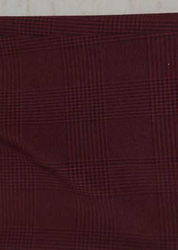 Diğer Bordo Kemerli Kadın Kumaş Pantolon