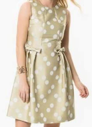38 Beden altın Renk roman elbise vintage görünümlü