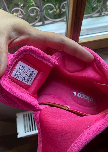 26 Beden Kız Çocuk Pembe panduf