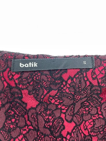 s Beden bordo Renk Batik Kısa Elbise %70 İndirimli.