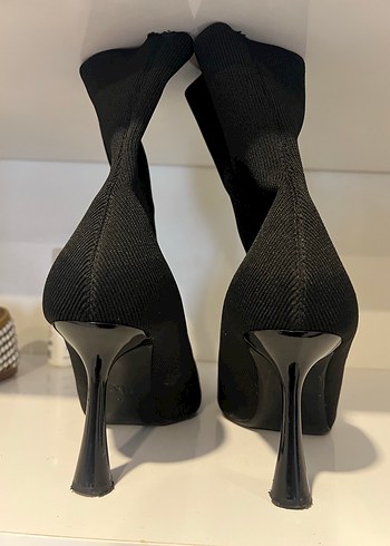Zara Siyah çorap bot
