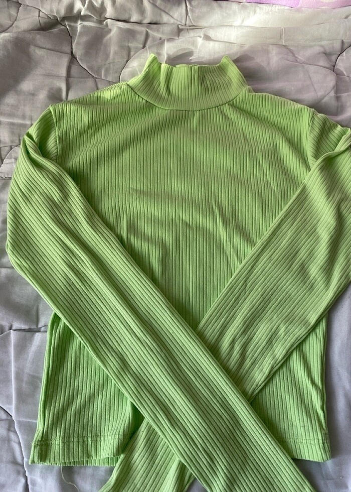 İnce boğazlı body - Görsel 3